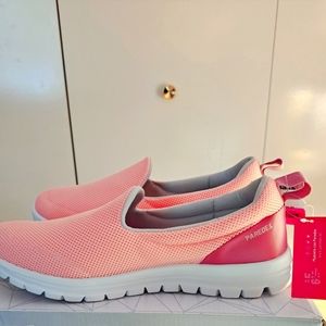 PAREDES DANU LD22195 PINK COLOR BLOCK SLIPON ATHLETIC SHOES